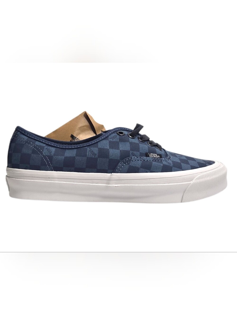 Vans Vault OG Authentic LX Checkerboard Navy Size 9.5 Men / 11 Women VN0A5FBDNVY